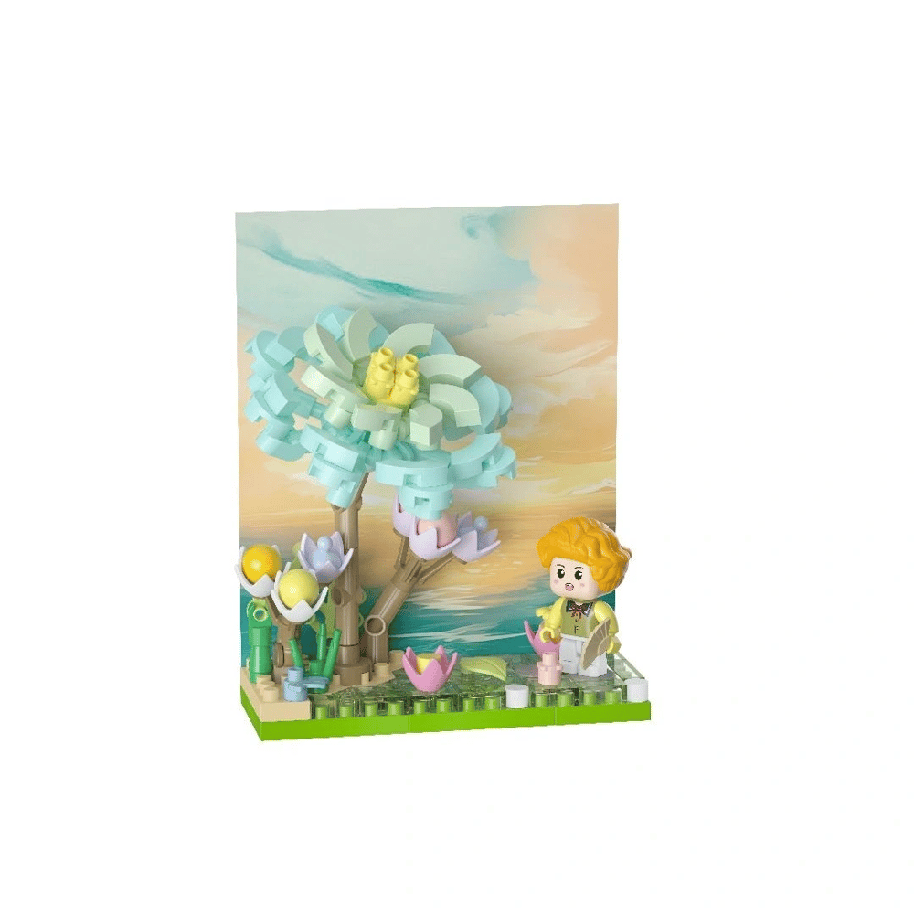 Çiçek ve Figür Serisi 3D Puzzle
