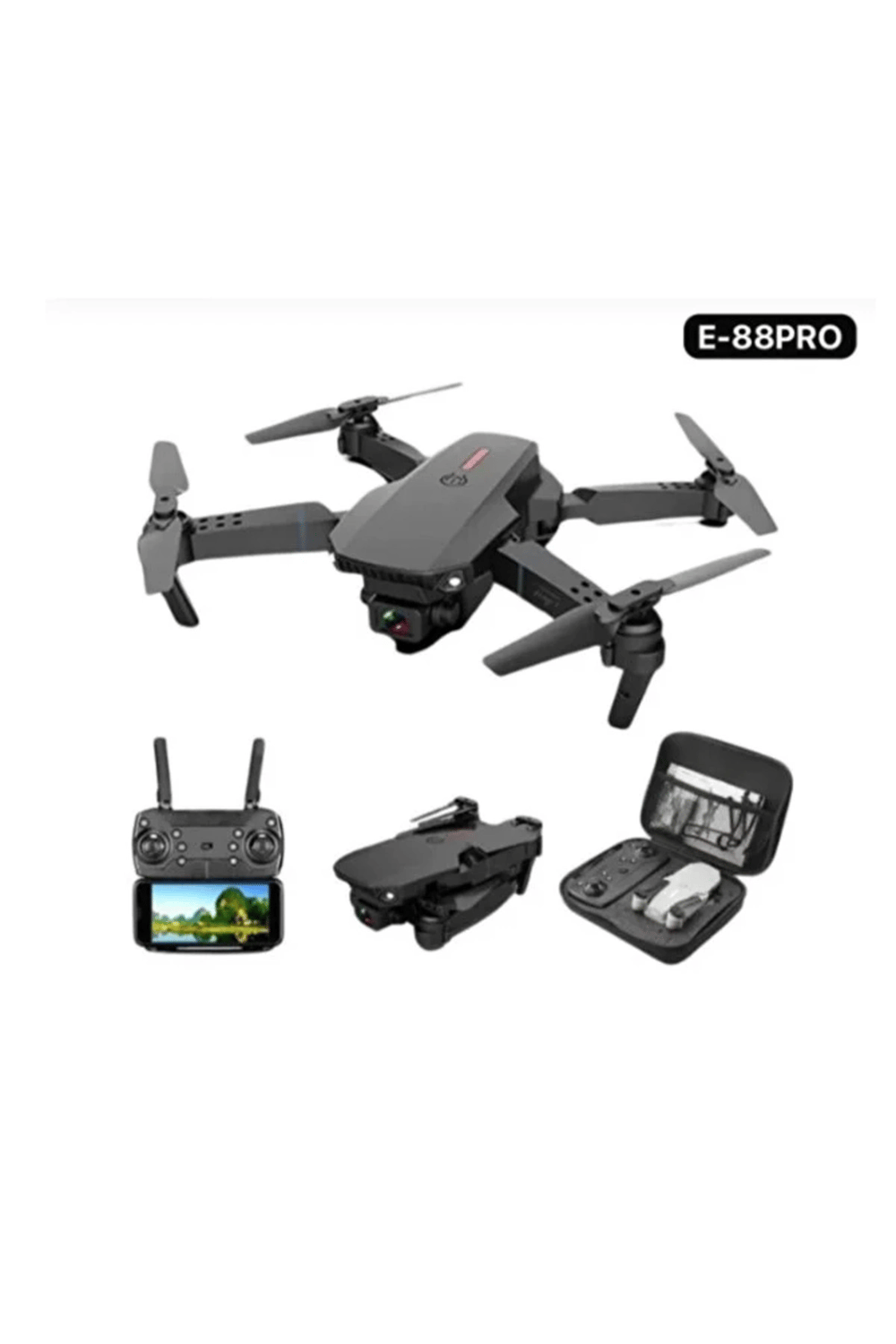 Çift Bataryalı 360 Derece Takla Atabilen Wi-Fi Kameralı Mini Drone, Çok Renkli Seçenek