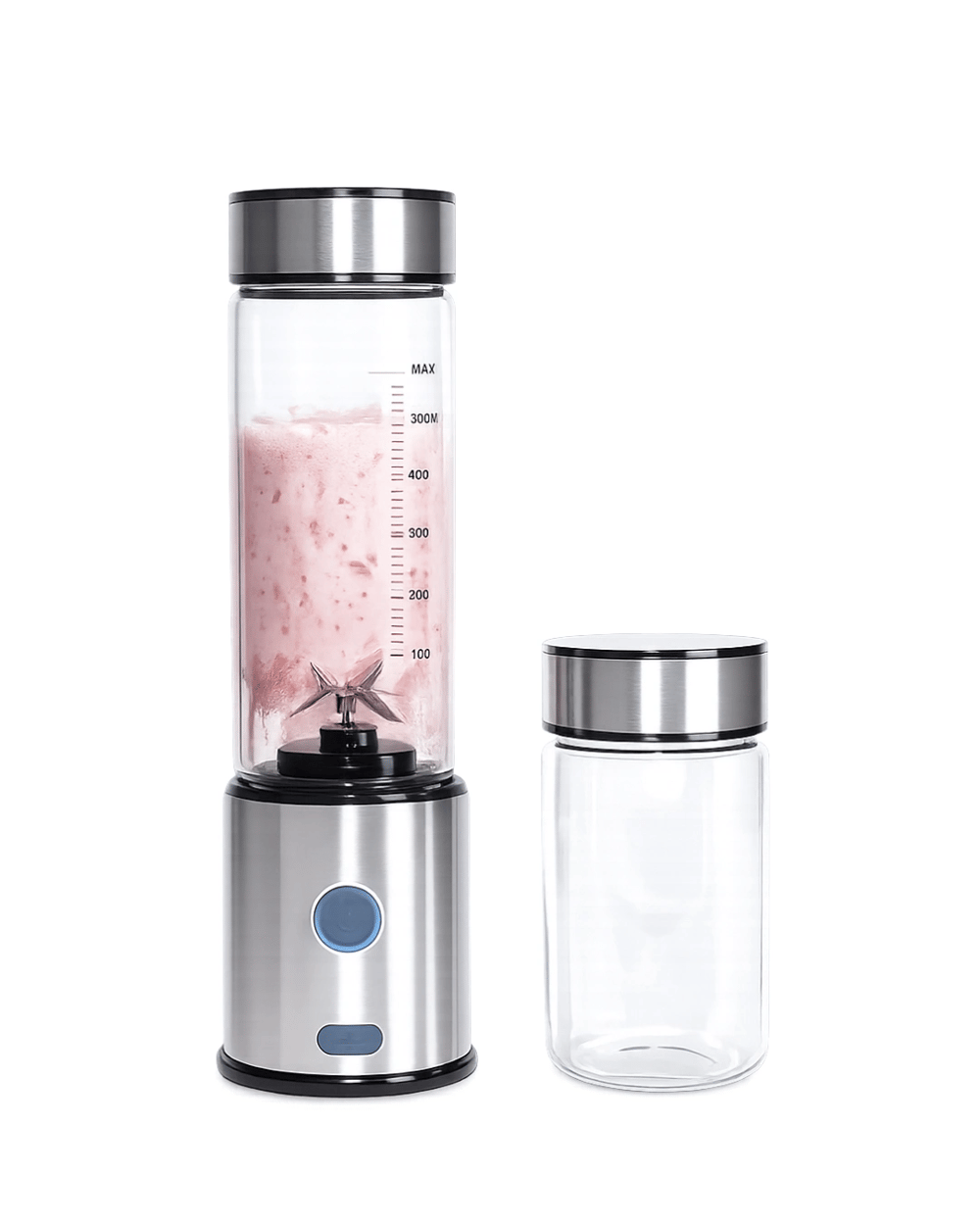 Çift Cam Hazneli Blender 16500 RPM Buz Kırıcı Taşınabilir Blender