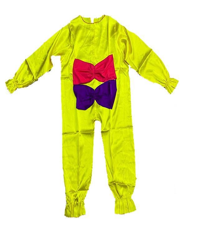 Çocuk Boy Saten Palyaço Kostümü (3936)