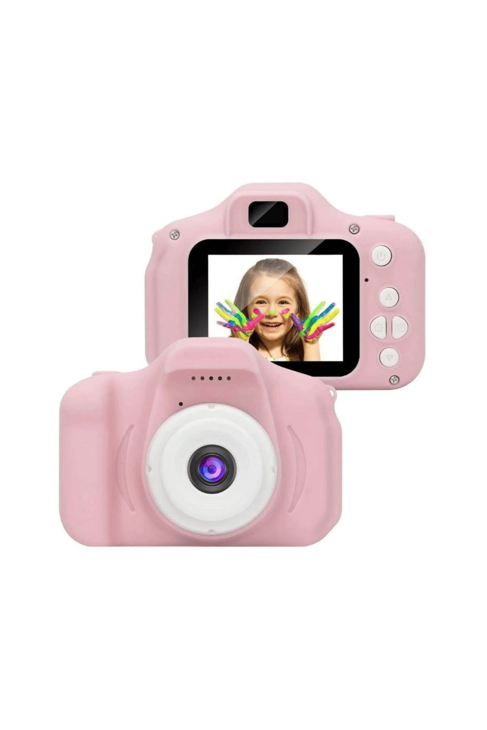 Çocuklar için mavi dijital fotoğraf makinesi SD kartlı 15-20 Mp 1-15x optik zoom
