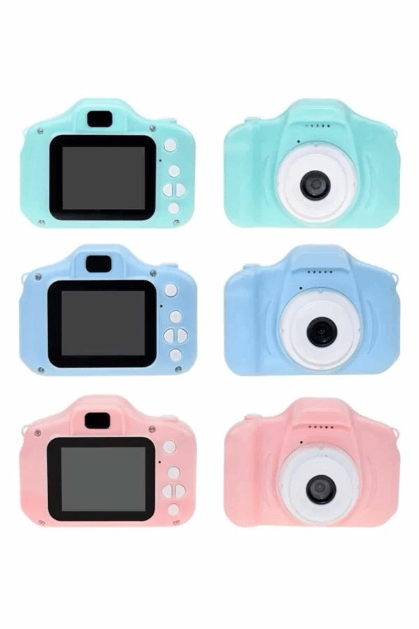 Çocuklara Özel Fotoğraf Ve Video Çeken Mini Çok Renkli Fotoğraf Makinesi