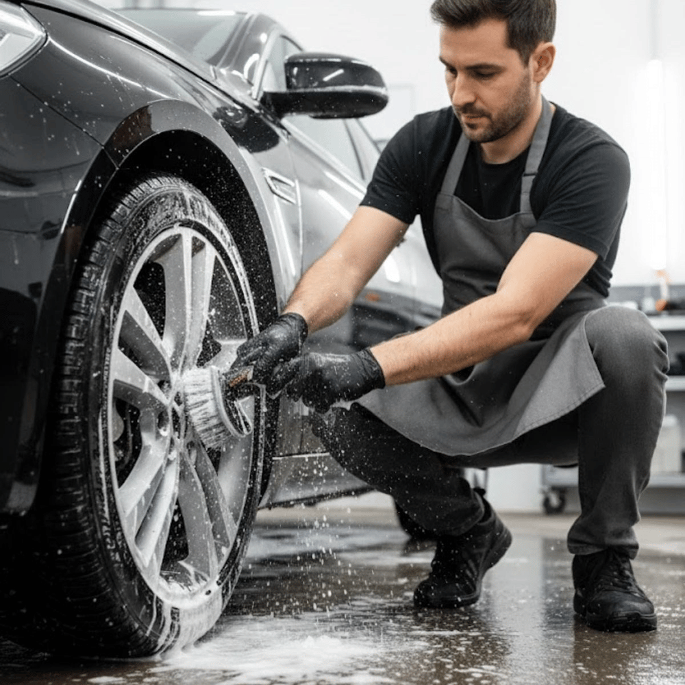 Çok Amaçlı Araç Temizlik Fırçası – Oto İç Ve Dış Yüzeyler, Koltuk, Halı, Torpido Ve Jant İçin Ergonomik Temizlik Fırçası Bx40