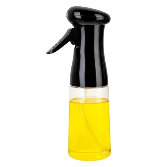 Çok Amaçlı Cam Şişe Püskürtmeli Dağıtıcı Yağdanlık Limonluk Sirke Sosluk Spreyi Siyah Bx40