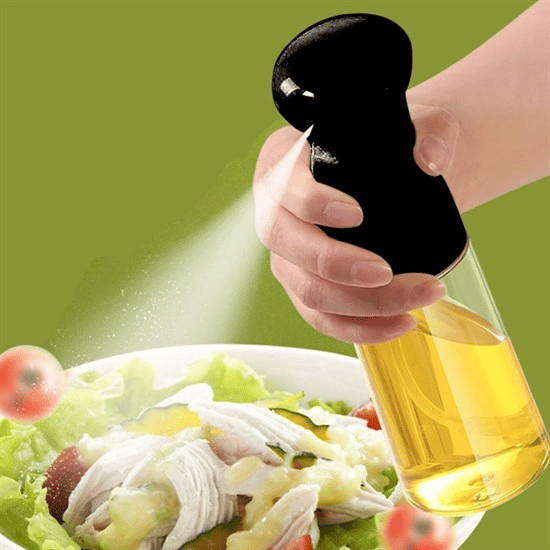 Çok Amaçlı Cam Şişe Püskürtmeli Dağıtıcı Yağdanlık Limonluk Sirke Sosluk Spreyi Siyah Bx40