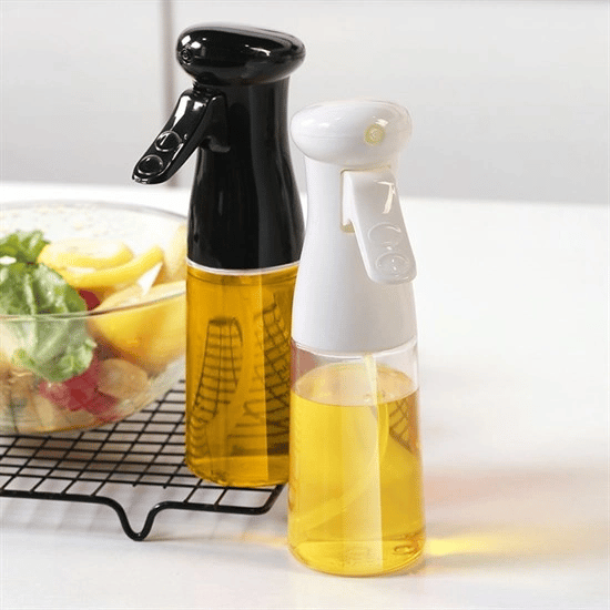 Çok Amaçlı Cam Şişe Püskürtmeli Dağıtıcı Yağdanlık Limonluk Sirke Sosluk Spreyi Siyah Bx40