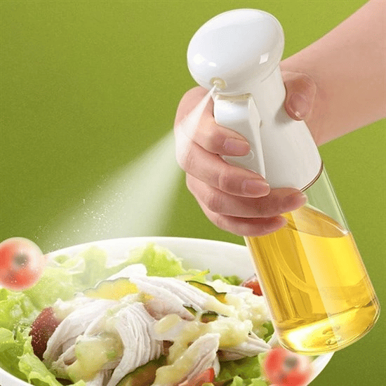 Çok Amaçlı Cam Şişe Püskürtmeli Dağıtıcı Yağdanlık Limonluk Sirke Sosluk Spreyi Beyaz Bx40