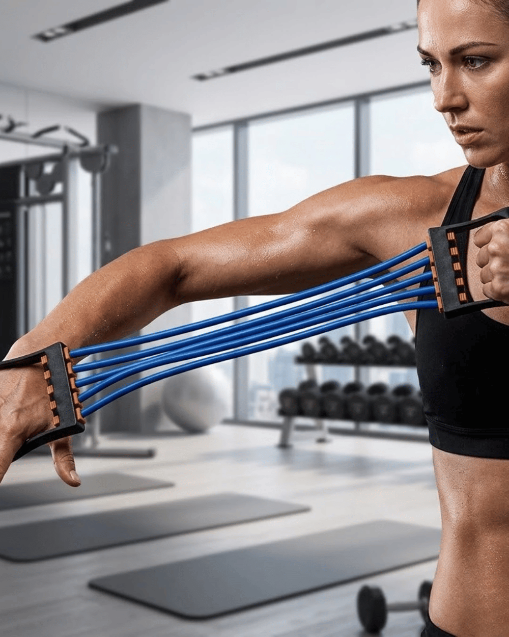 Çok Amaçlı Egzersiz Bandı Ev Spor Aleti Kas Güçlendirme Lastiği