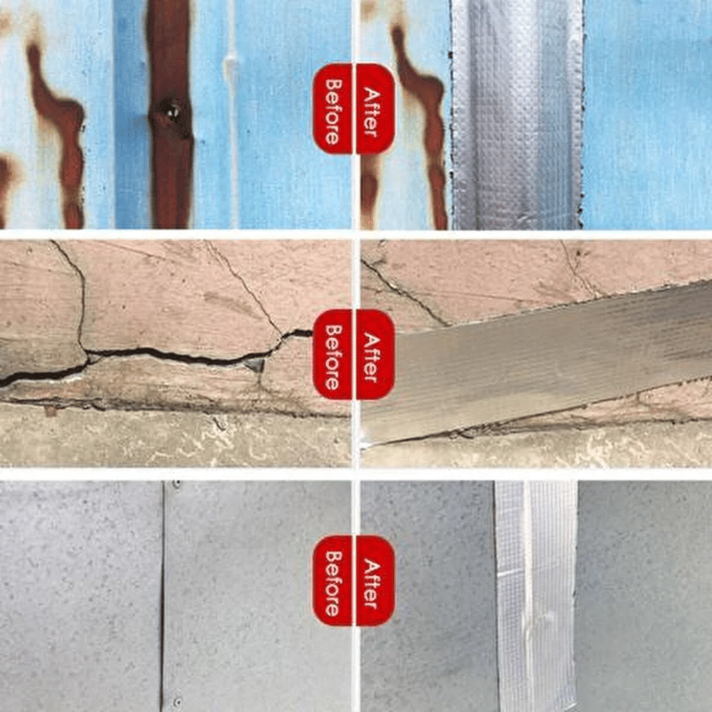 Çok Amaçlı Kuvvetli Yapıştırma Bandı Çamur Bant Su Geçirmez Tamir Bandı Su Sızdırmaz Bant 96 Mm X 1.5 Mt Bx40