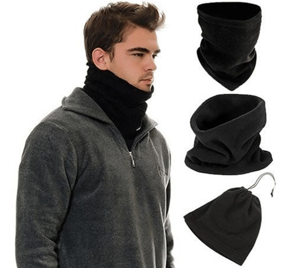 Çok Fonksiyonlu Unisex Terletmez Kumaş İpli Polar Bere Boyunluk Bx40
