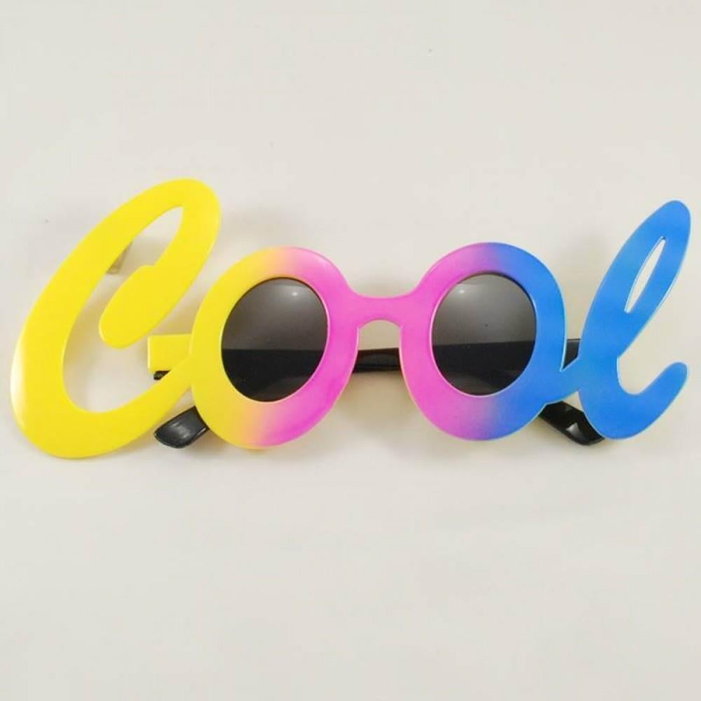 Cool Yazılı Rengarenk Parti Gözlüğü 21x8 cm (3936)