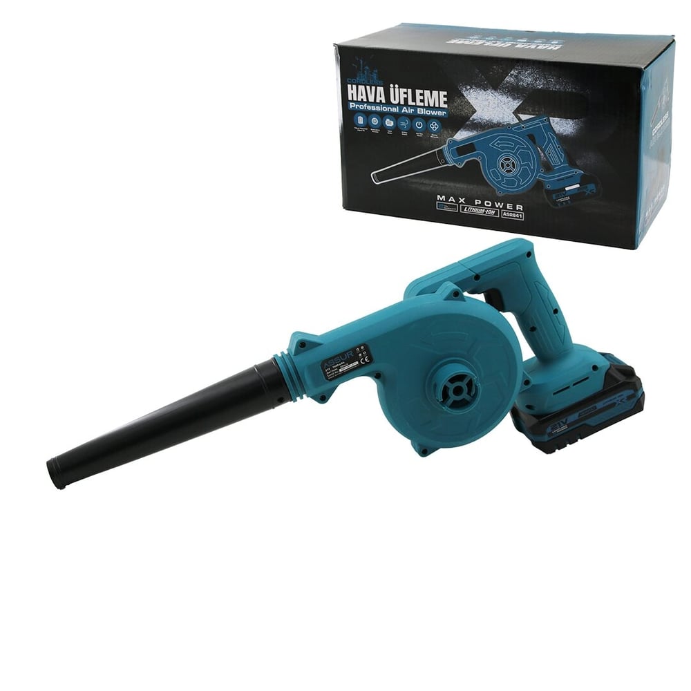 Cordless Bl11 Şarjlı Hava Üfleme Makine Körük - Kompresör 21v Üfleme Hız = 2m3 / Dak. Bx40