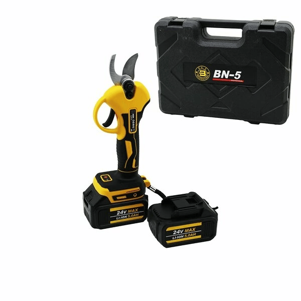 Cordless Shear Yellow Bn-5 Hs-155  Şarjlı  Bağ Makası  2 Batarya - 24v 5.0ah Bx40