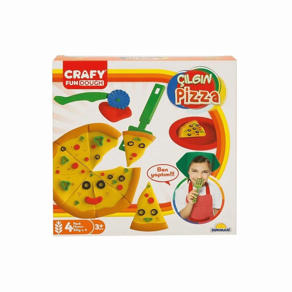 Çılgın Pizza Oyun Hamuru Seti 200 g 10 Parça