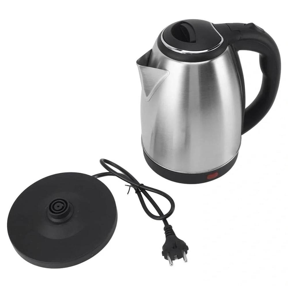 Crown CRW-7102 1500W 1.8 Litre Lüks Çelik Su Isıtıcı Kettle İnox (3936)