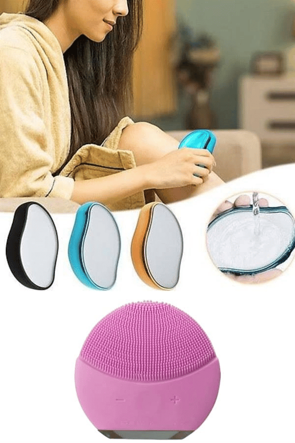 Crystal Eraser Epilasyon Aleti ve Titreşimli Yüz Temizleme Masaj Aleti
