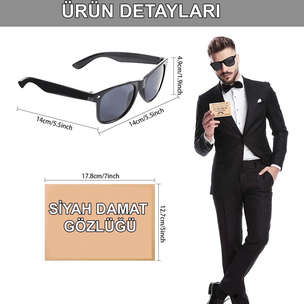 Damat Gözlüğü – Düğün Ve Bekarlığa Veda Partisi Aksesuarı