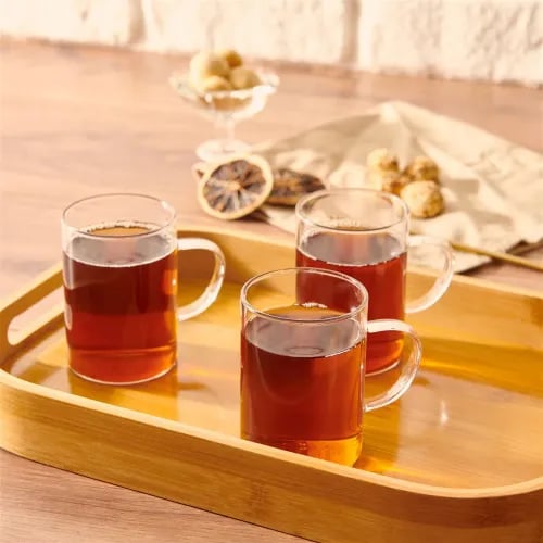 DecoHandy 6lı Cam Kupa 200 ml