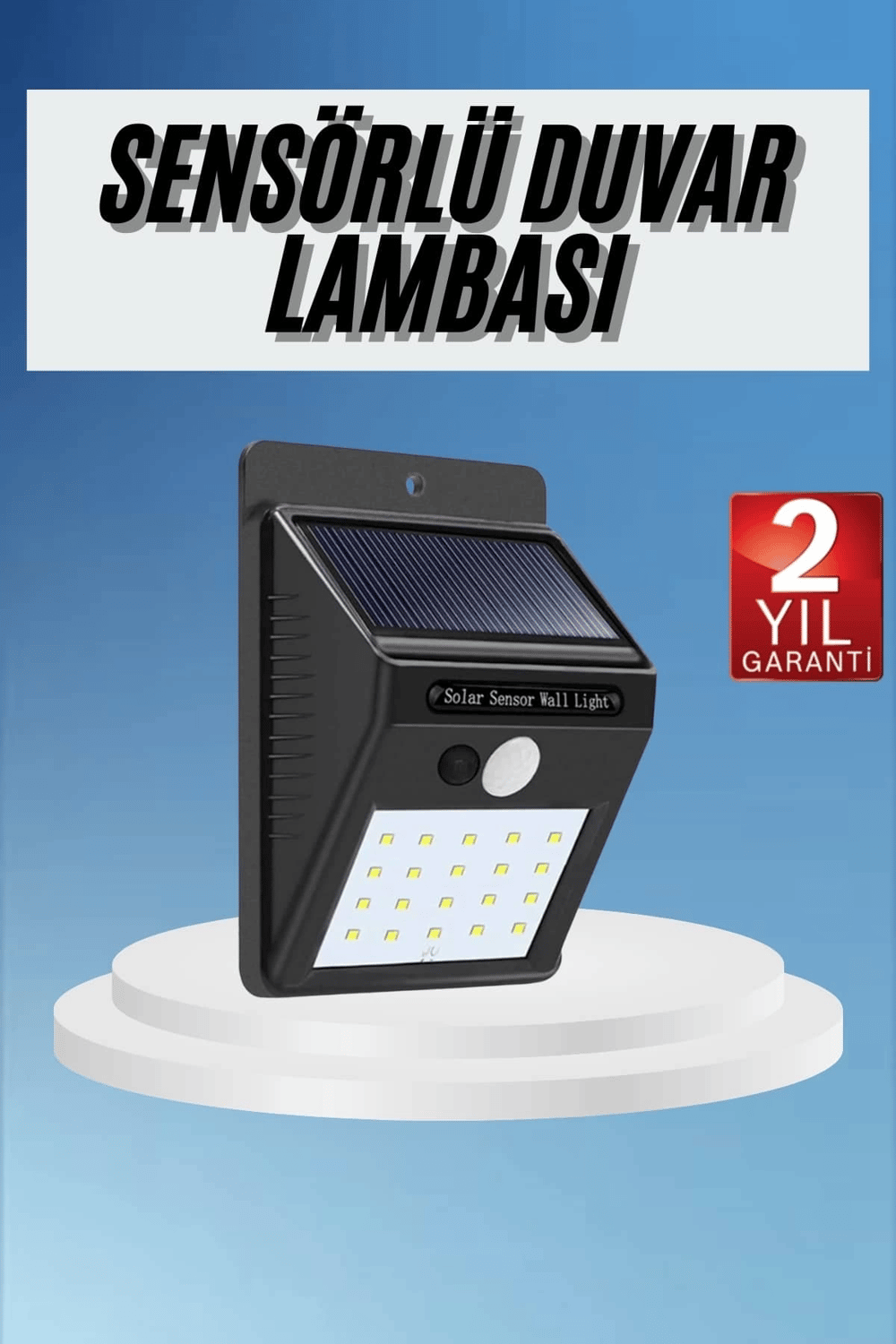 Dekoratif Lamba Güneş Enerjili Aydınlatma Dış Mekan Lambası
