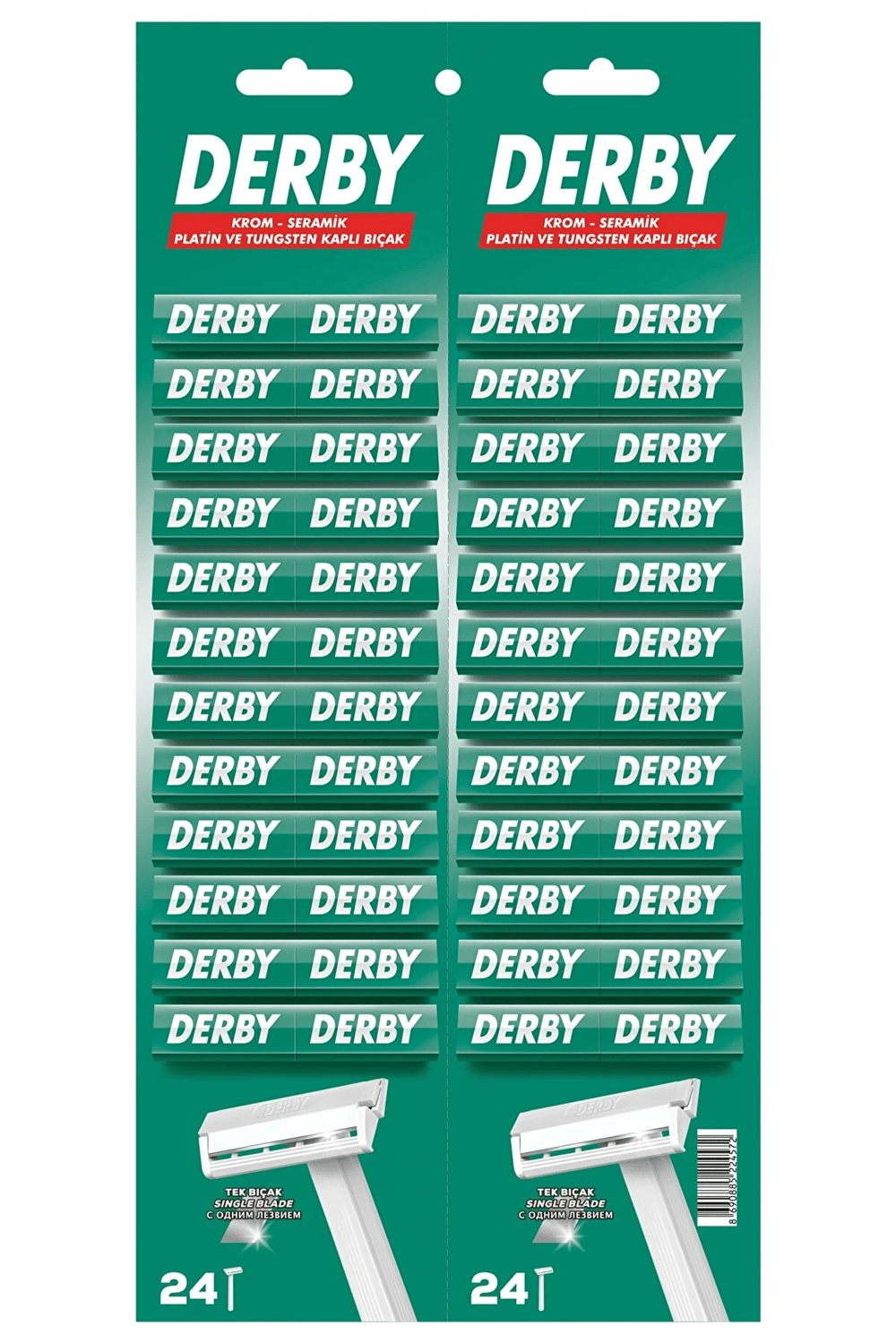Derby Tek Bıçak Kartela 48li
