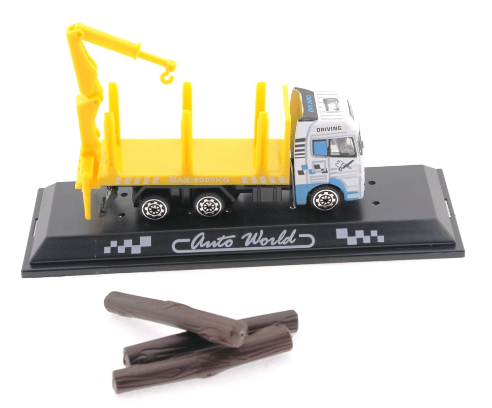 Die Cast Mini Sarı Kütük Kamyonu