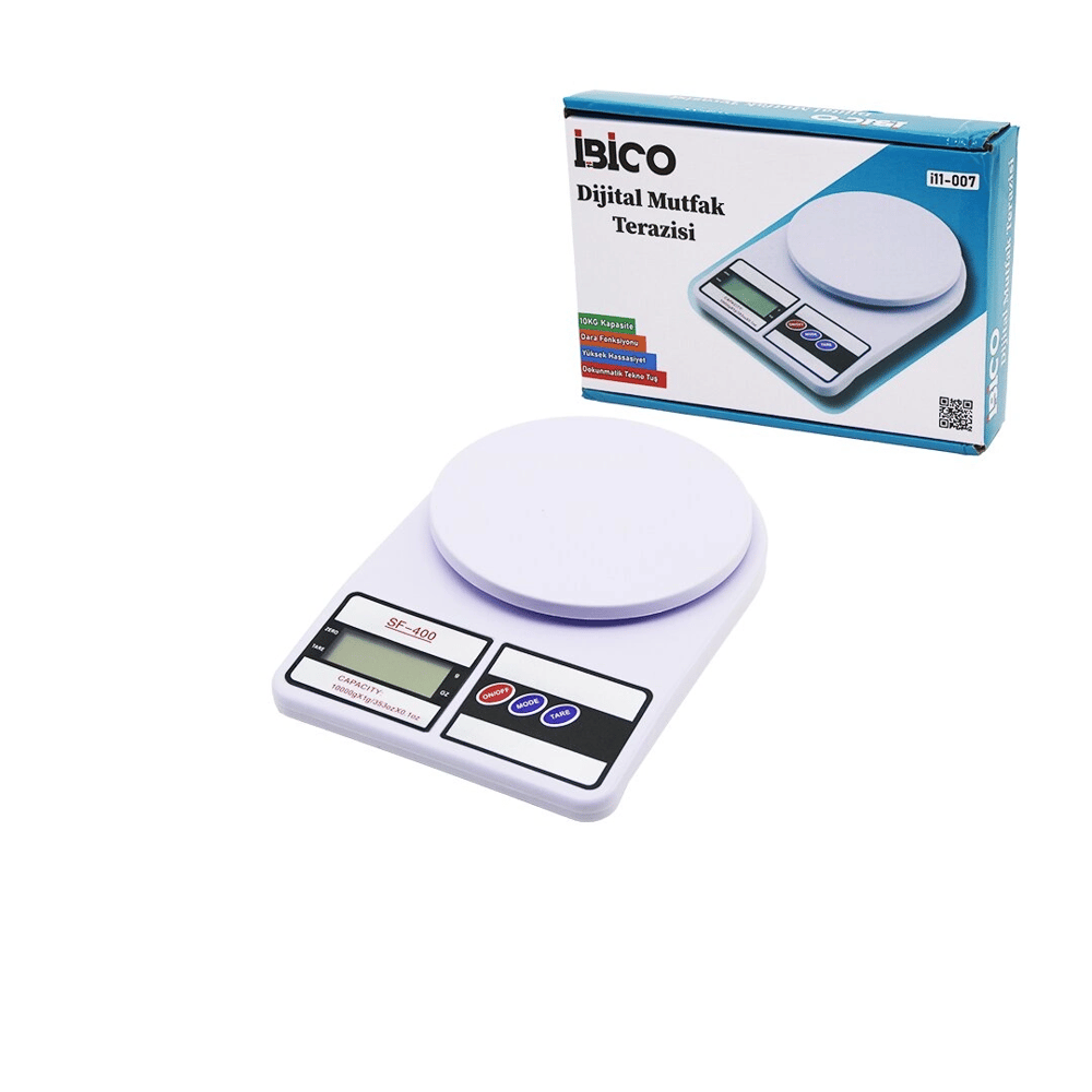 Dijital - Pilli Mutfak Terazisi Tartı 10kg / 1gr Bx40