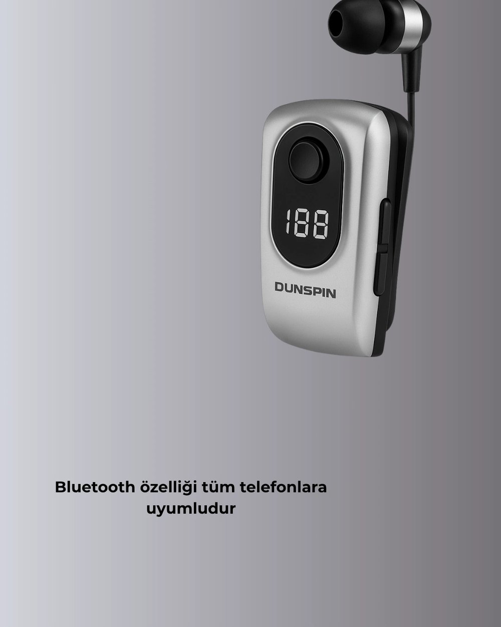 Dijital Ekranlı Bluetooth Kulaklık – Titreşimli Bildirim, 25 Saat Kullanım Yeni Nesil