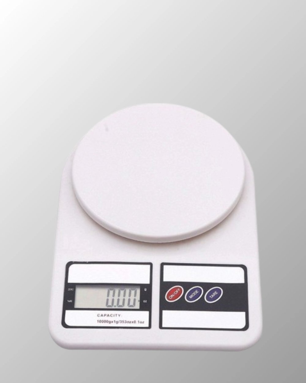 Dijital Mutfak Terazisi 10kg Kapasiteli 1g Hassasiyetli