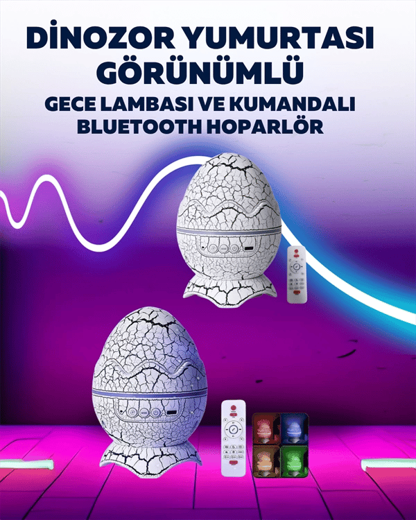 Dinazor Yumurta Gece Lambası