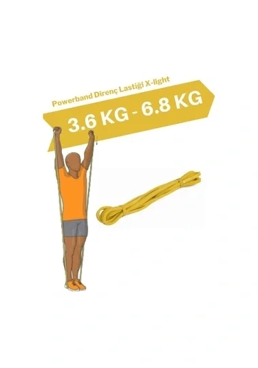 Direnç Bandı, Training Band, Sarı, 3-7 Kg Bx40