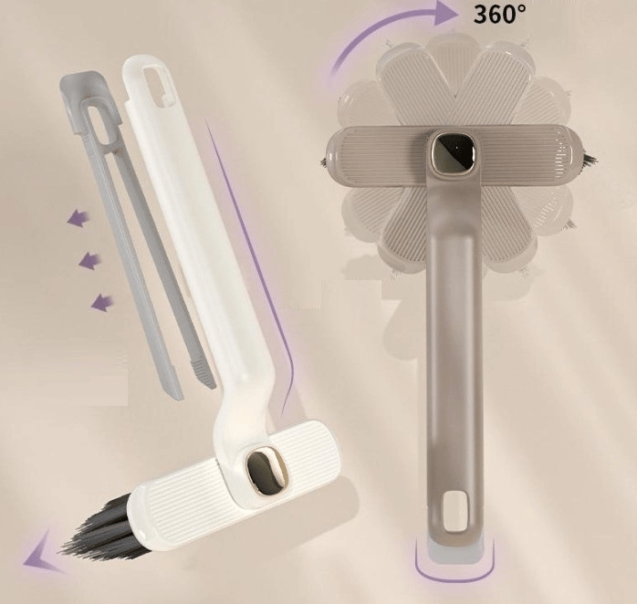 Döner Başlıklı Temizlik Fırçası Cımbızlı Bx40