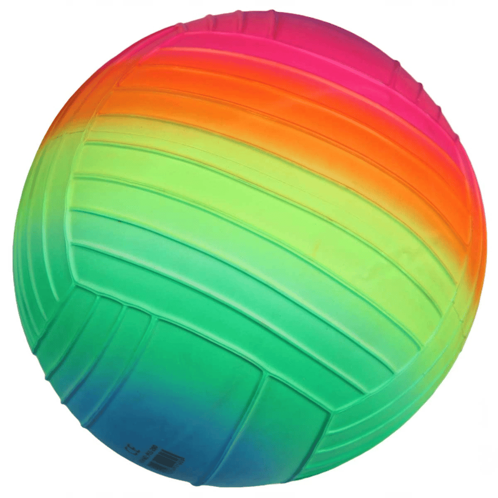 Double W Sports Gökkuşağı Tırtıklı PVC Top 23 cm - PLS-200