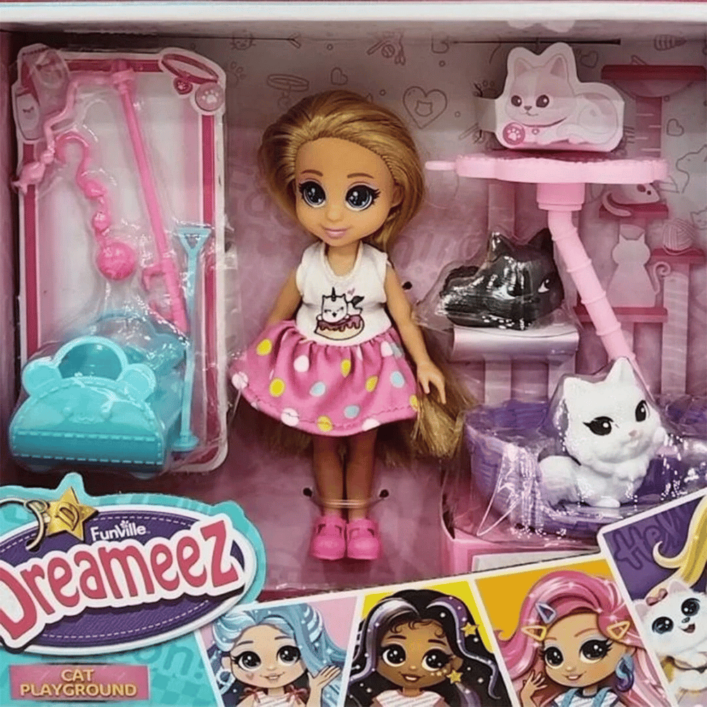 Dreameez Mini Bebek ve Kedi Seti