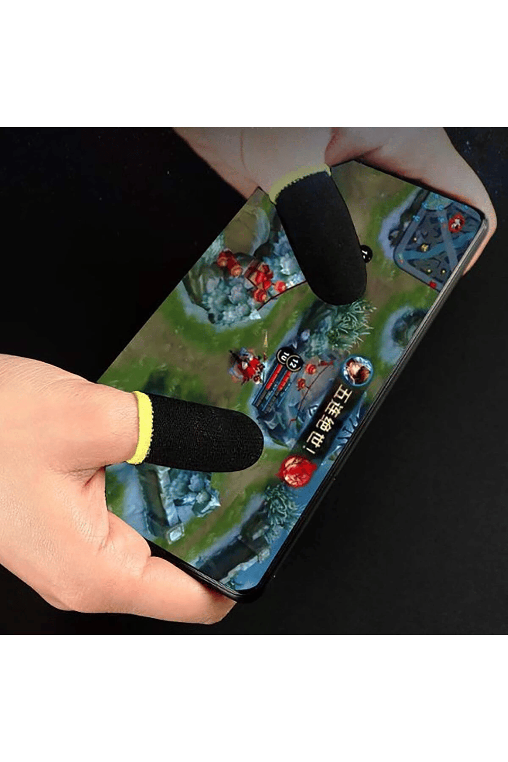E-spor Parmak Eldivenleri 4lü - Pubg Oyun Eldiveni Ter Geçirmez 2 Çift - 4 Parmaklık