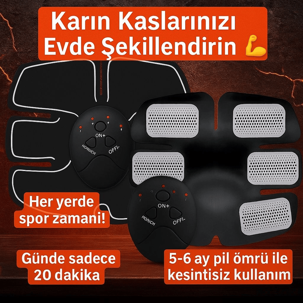 EMS Titreşimli Spor Cihazı Kas Geliştirme ve Yağ Yakma 2025 Seri Orijinal