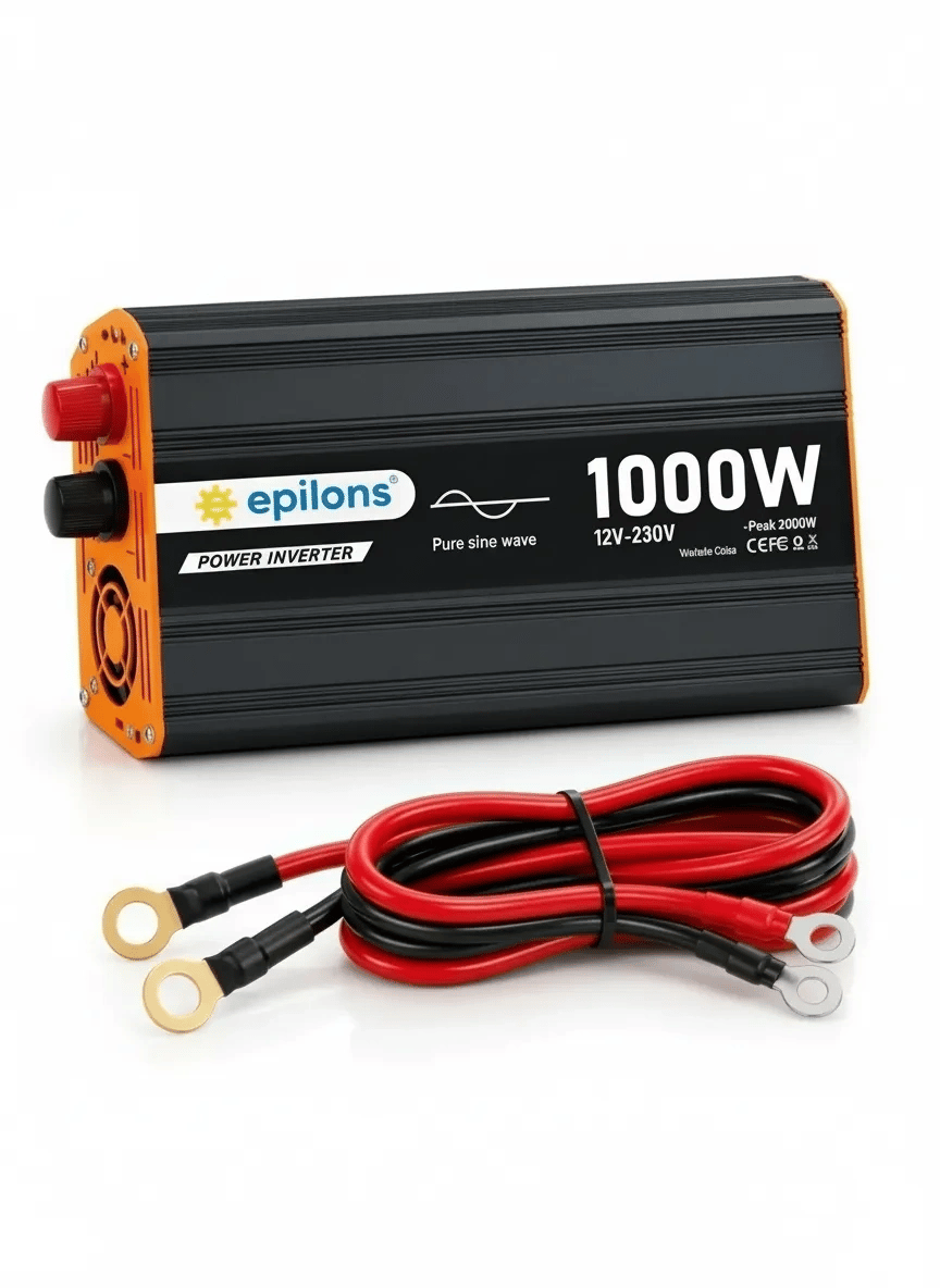 Eco Lounge 1000W Tam Sinüs İnverter 12V DC 220V AC Çevirici USB Çıkışlı Araç Karavan Solar Güç Dönüştürücü
