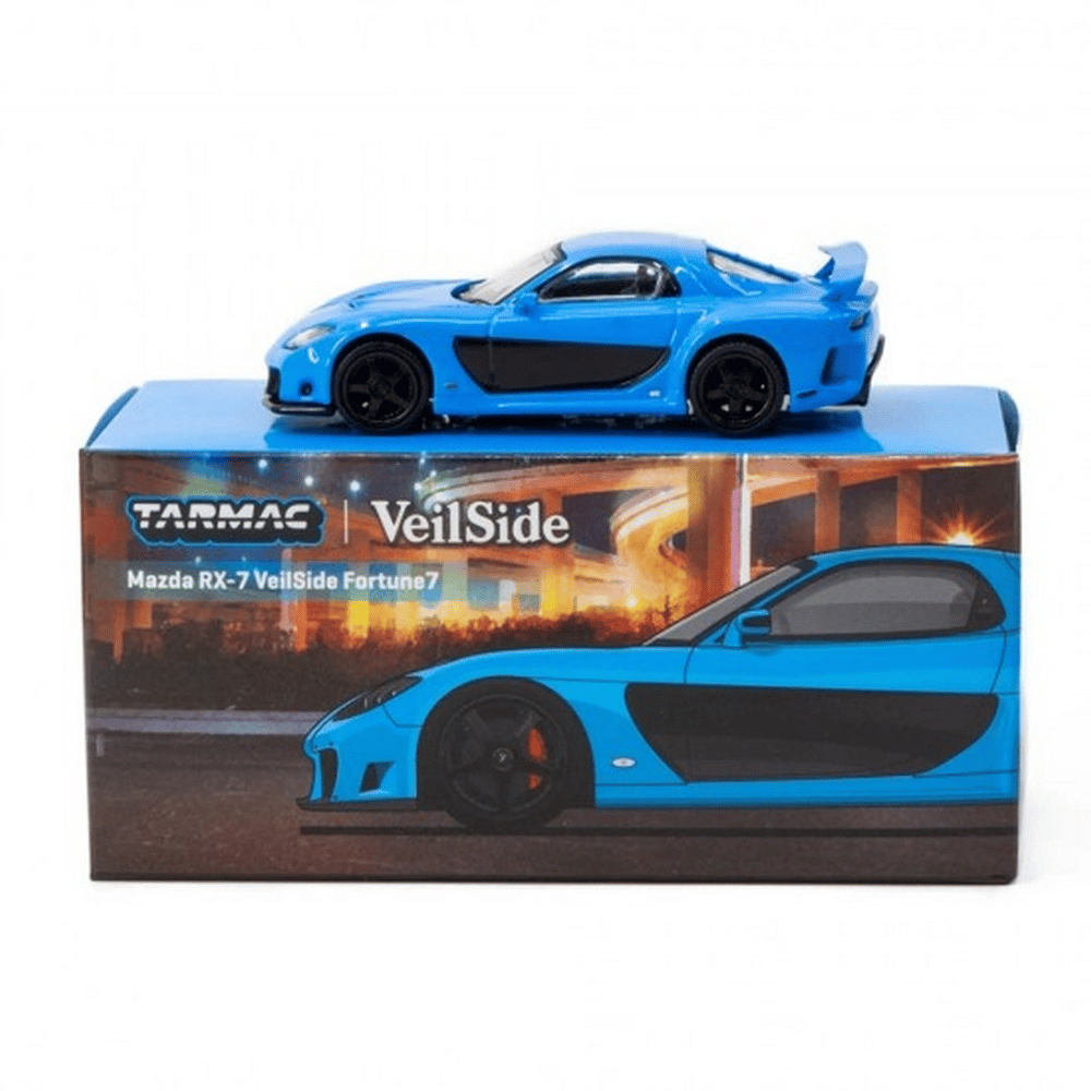 Eco Lounge 1/64 Mazda RX-7 VeilSide Fortune7 Blue