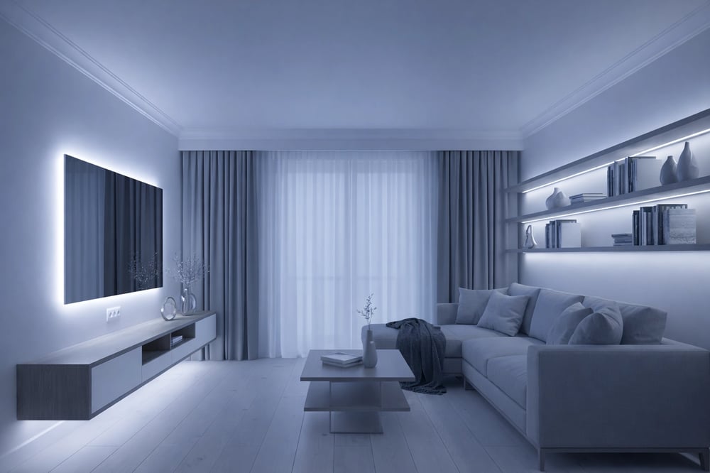 Eco Lounge 5 Metre CATA CT 4541 İç Mekan 216 Çipli COB Şerit LED 6400K Beyaz Işık 12V