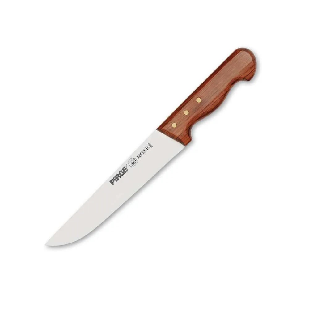 Eco Lounge Pirge 31064 Rose Kurban ve Kasap Bıçağı 21 cm - No:4 Ahşap Sap
