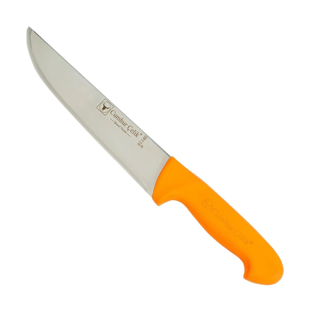 Eco Lounge Sürmene Cumhur Çelik 61140 Kasap Kurban Bıçağı, 20 cm, Kaymaz Sap