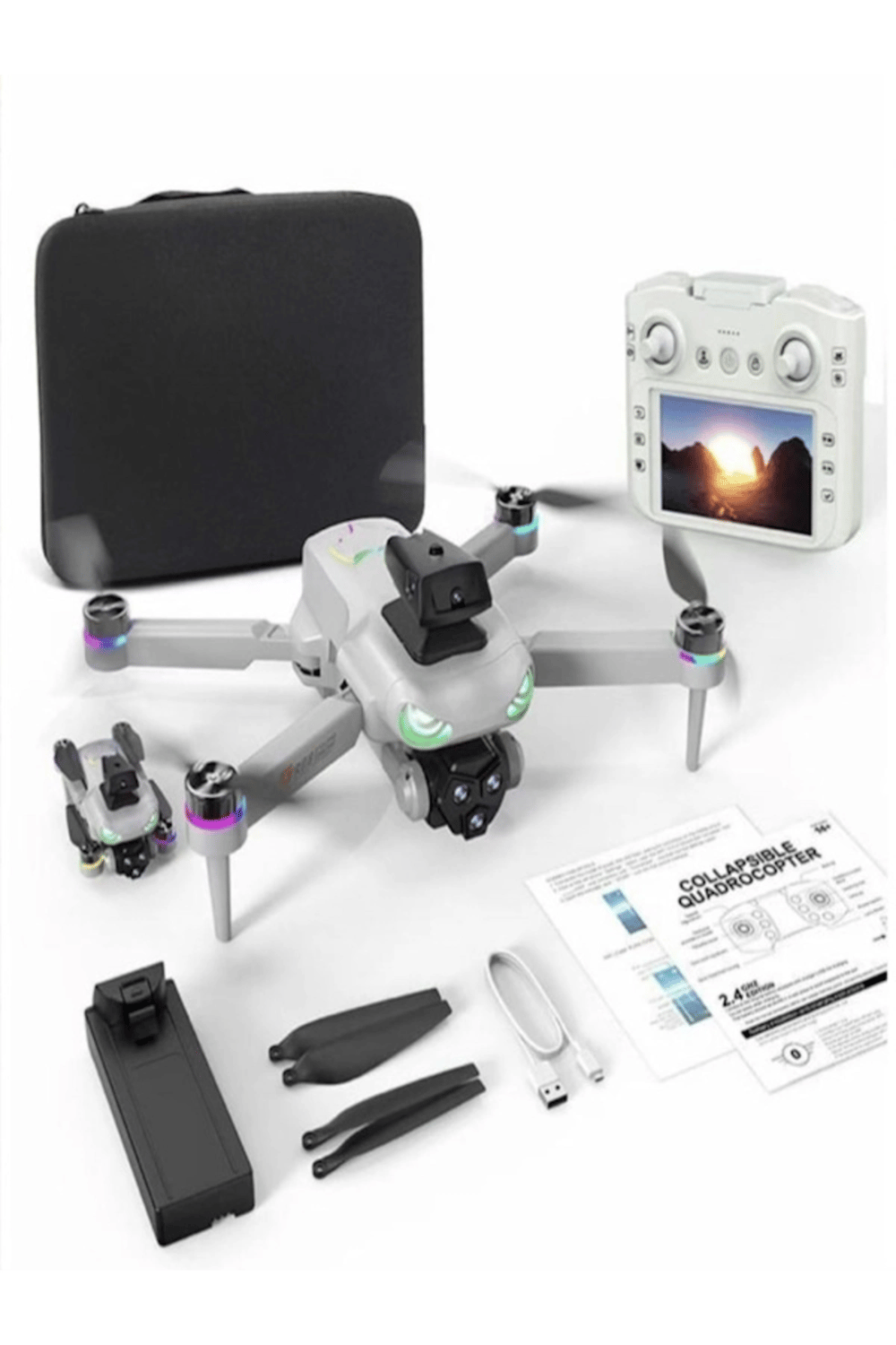 Ekranlı Kumandalı Drone Seti, 5 Yaş ve Üzeri Çocuklar İçin Uzaktan Kumandalı Oyuncak
