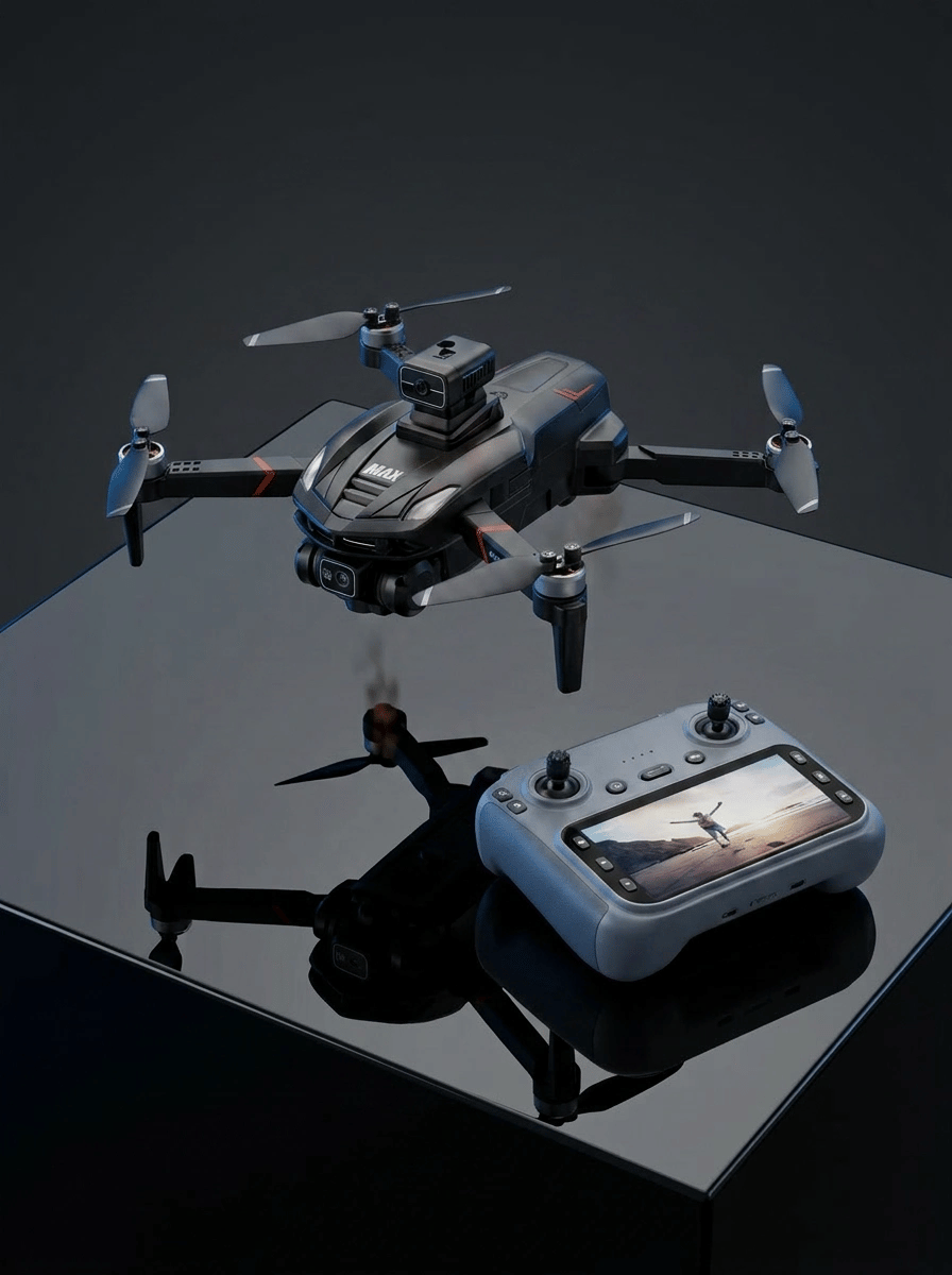 Ekranlı Kumandalı Katlanabilir Kamera Drone Hobi ve Günlük Kullanım