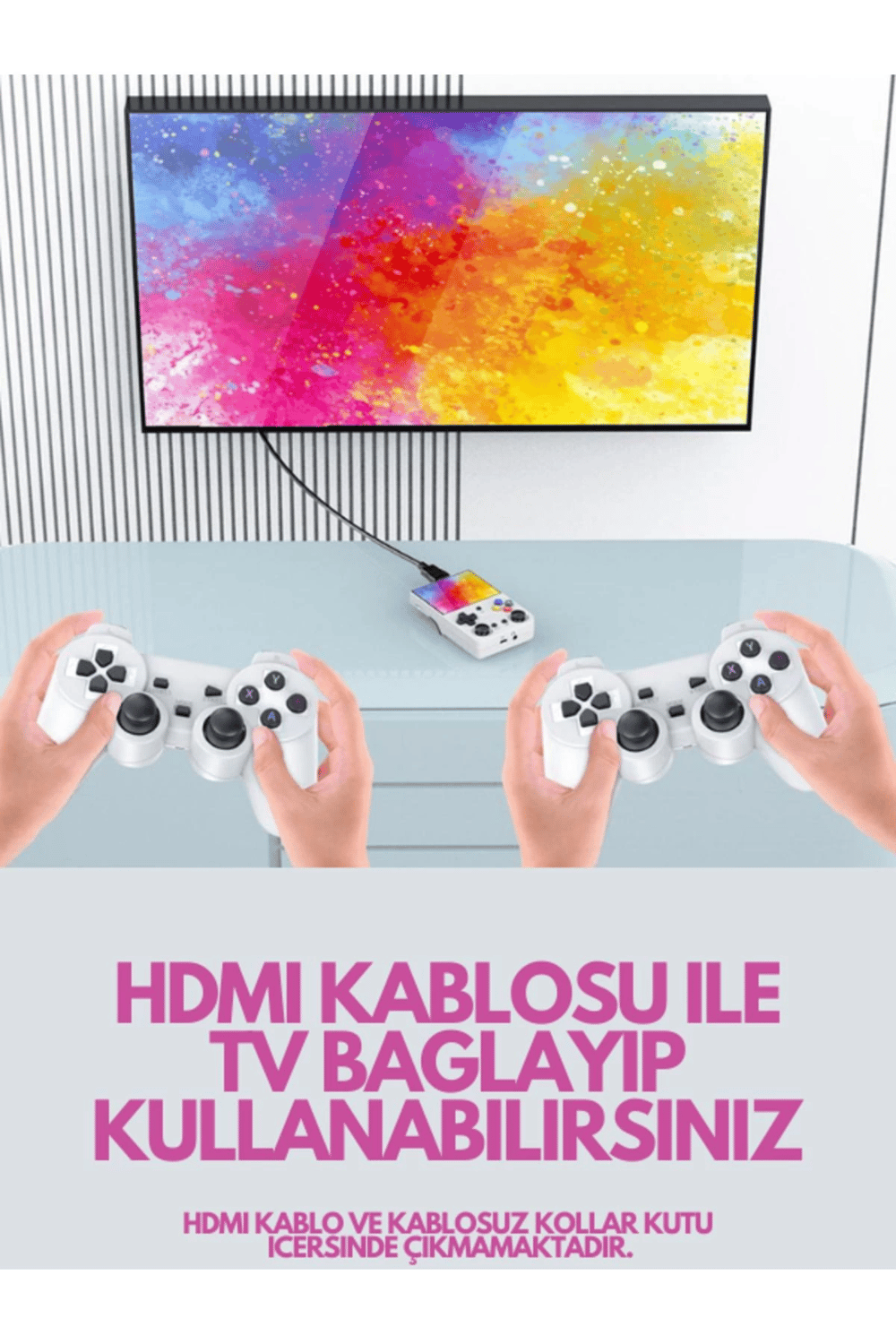 El Atarisi 3.5 UltraHd Ekran Gamepad Retro Atari PSP/PS1/NeoGeo Fıfa Gta 20.000 Games Oyun Konsolu