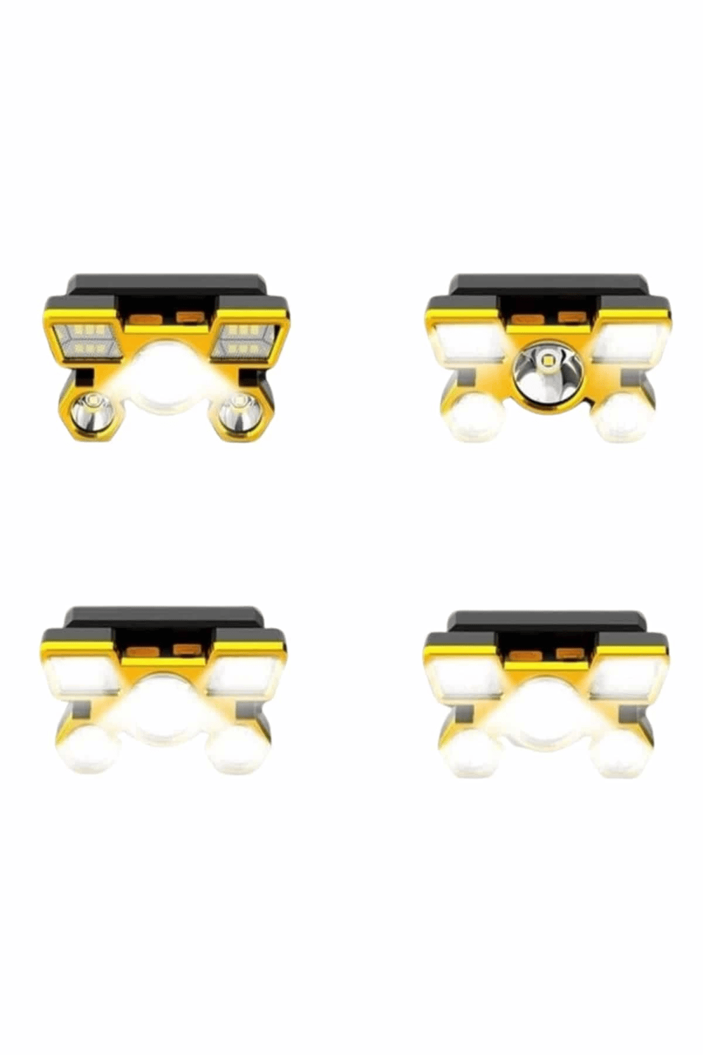 El Feneri Süper Kafa Lambası 4 Modlu 5 Led Kafa Feneri