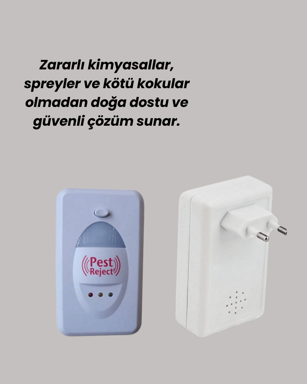 Elektrikli Böcek ve Fare Kovucu Prizden Çalışan