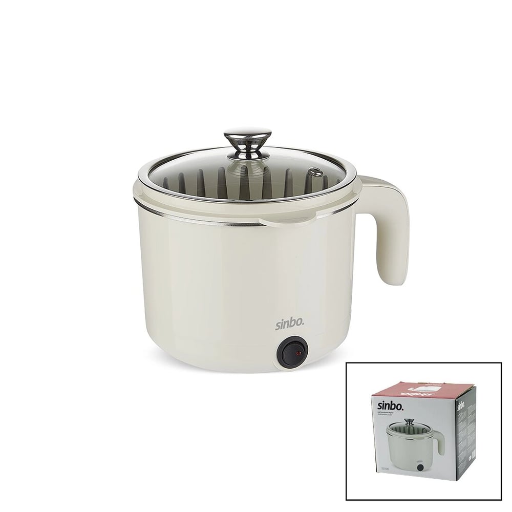 Elektrikli Çok Fonksiyonlu Pişirici Paslanmaz Çelik Tencere 800ml Sco-5063 Bx40