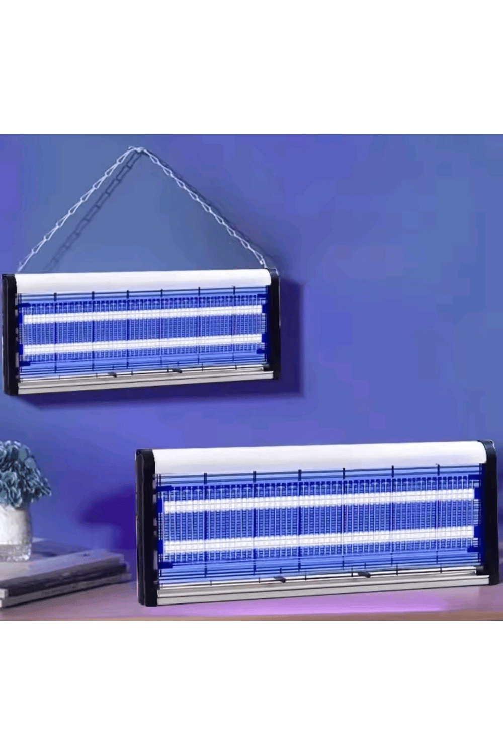 Elektrikli sivrisinek öldürücü makine 2li gece lambalı 43 watt 150m2 kapsama alanı