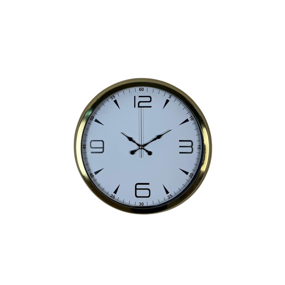 Elite Gold 40 Cm Metal Duvar Saati