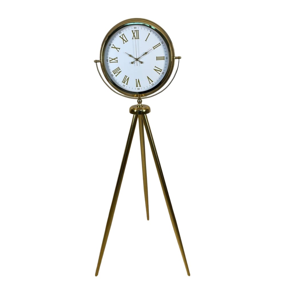 Elite Roma Rakamlı Gold Tripod Ayaklı Saat