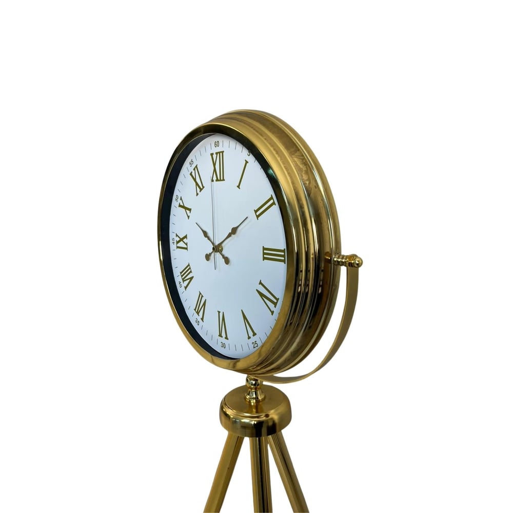 Elite Roma Rakamlı Gold Tripod Ayaklı Saat